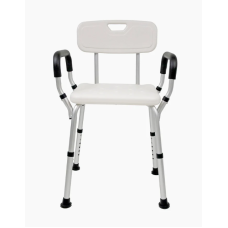 Adjustable Shower Chair With Armrest 